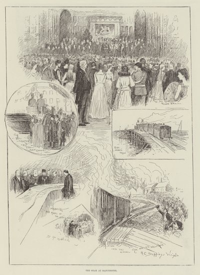 The Shah at Manchester by Henry Charles Seppings Wright